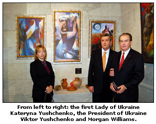 Williams and President Yushchenko