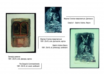 Holodomor: Through the Eyes of Ukrainian Artists. EI. Copies of Artwork. Page 9
